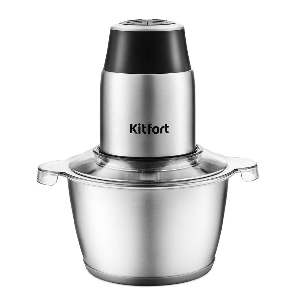 Измельчитель электрический Kitfort КТ-3024 2л. 350Вт серебристый
