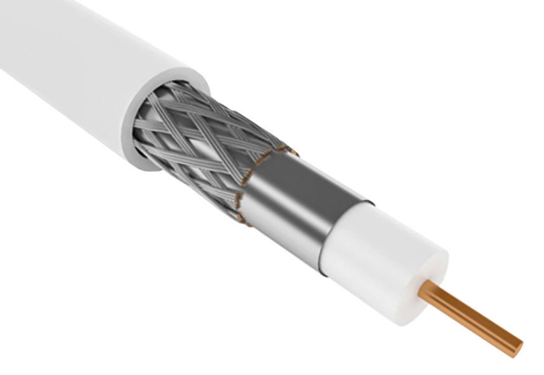 Кабель коаксиальный ITK CC1-R6F1-111-300-G RG-6 F/UTP общий экран 75Om PVC внутренний 300м белый