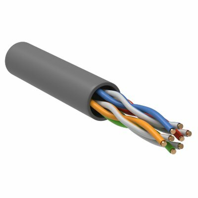 Кабель ITK Generica BC1-C504-111-305-G кат.5 U/UTP не экранированный 4X2X24AWG PVC внутренний 305м