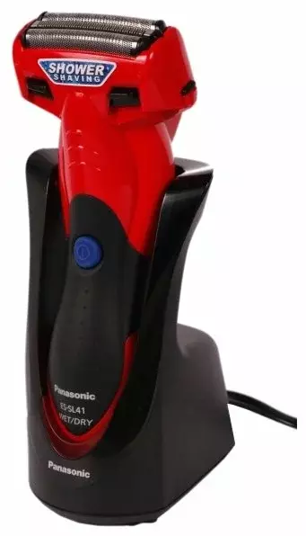 Бритва сетчатая Panasonic ES-SL41R520 реж.эл.:3 питан.:аккум. красный/черный