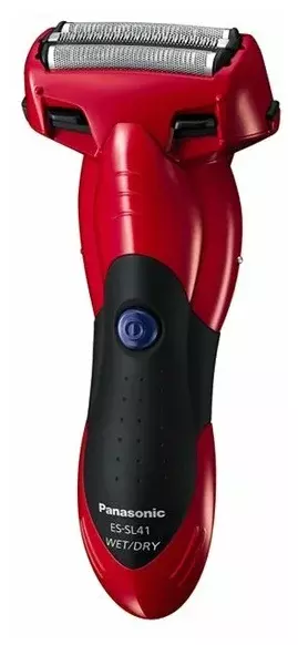 Бритва сетчатая Panasonic ES-SL41R520 реж.эл.:3 питан.:аккум. красный/черный