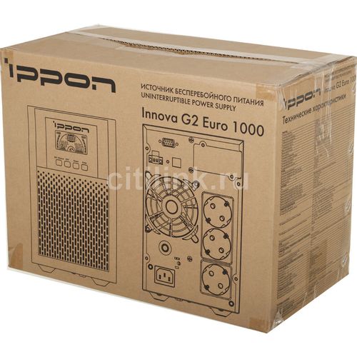 Источник бесперебойного питания Ippon Innova G2 Euro 1000 900Вт 1000ВА черный