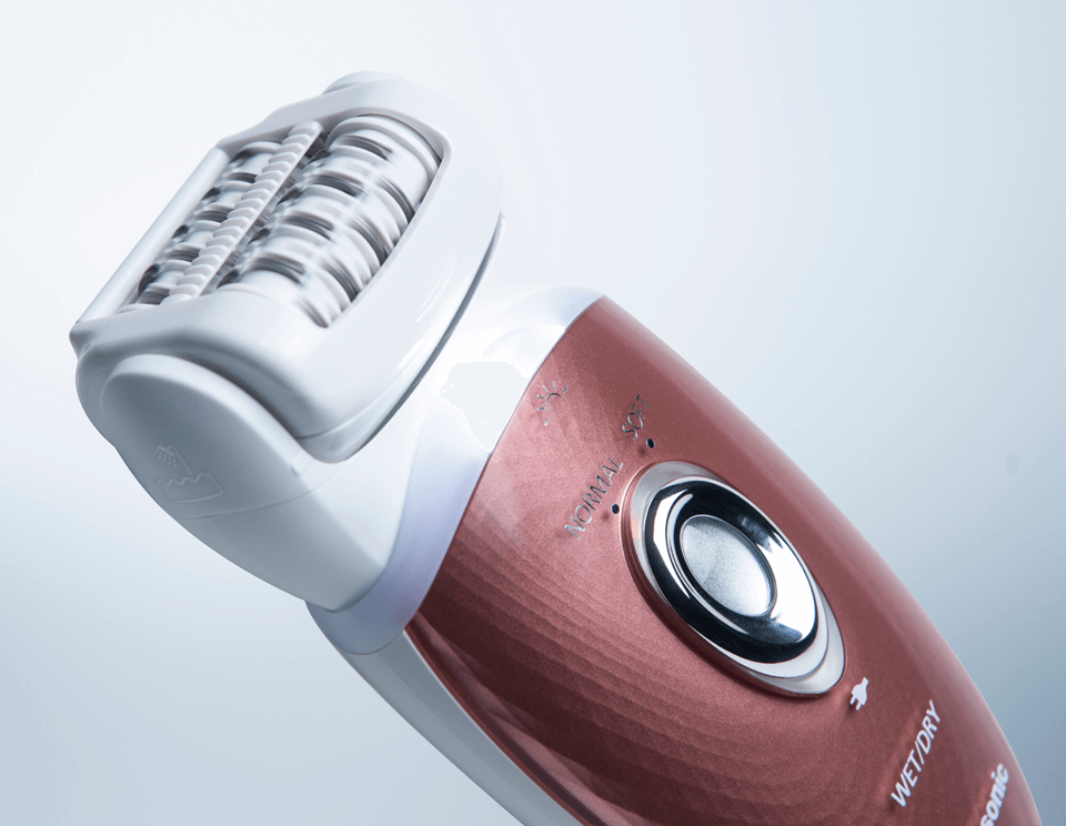 Эпилятор Panasonic ES-ED93-P520 скор.:2 насад.:7 от аккум. розовый/белый