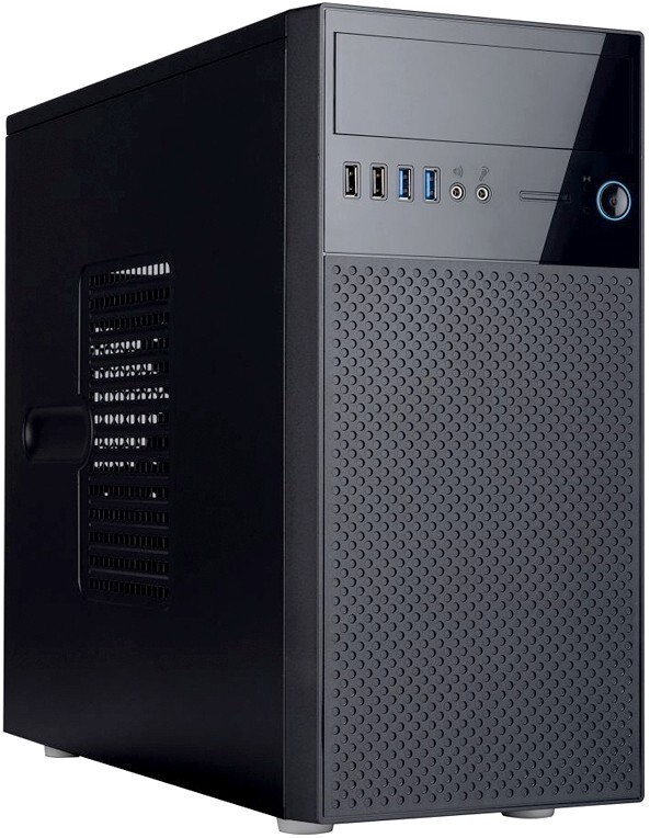 Корпус Mini Tower InWin ENR708 Black 450W  RB-S450T7-0  2*USB 3.0+2*USB 2.0+Audio mATX