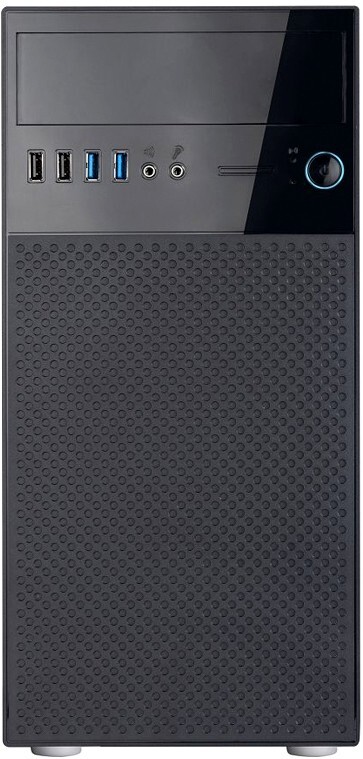 Корпус Mini Tower InWin ENR708 Black 450W  RB-S450T7-0  2*USB 3.0+2*USB 2.0+Audio mATX