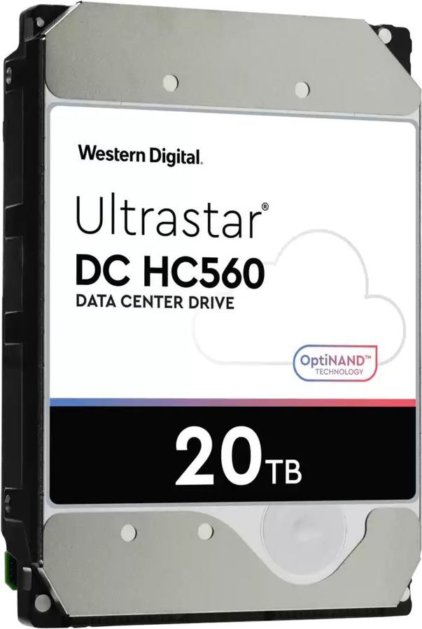 Жесткий диск 20TB SATA 6Gb/s Western Digital WUH722020ALE6L4 ULTRASTAR DC HC560, 3.5", 512MB, 7200rmp