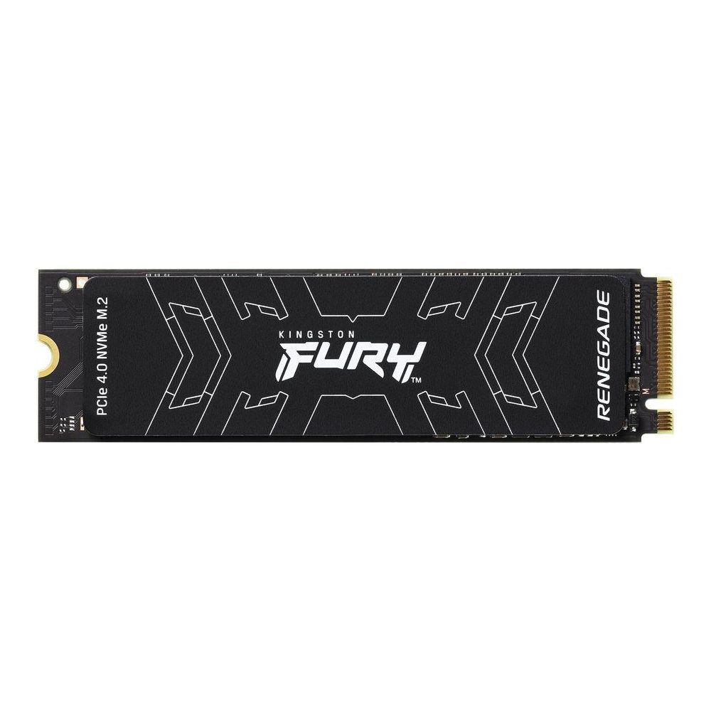 Kingston SSD Fury Renegade, 2000GB, M.2 22x80mm, NVMe, PCIe 4.0 x4, 3D TLC, R/W 7300/7000MB/s, IOPs 1 000 000/1 000 000, TBW 2000, DWPD 0.55, with Heat Spreader (5 лет)