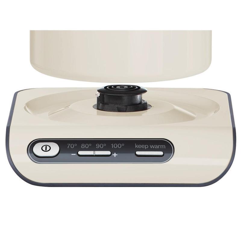 Чайник электрический Bosch TWK8617P 1.5л. 2400Вт бежевый/серебристый (корпус: нержавеющая сталь)