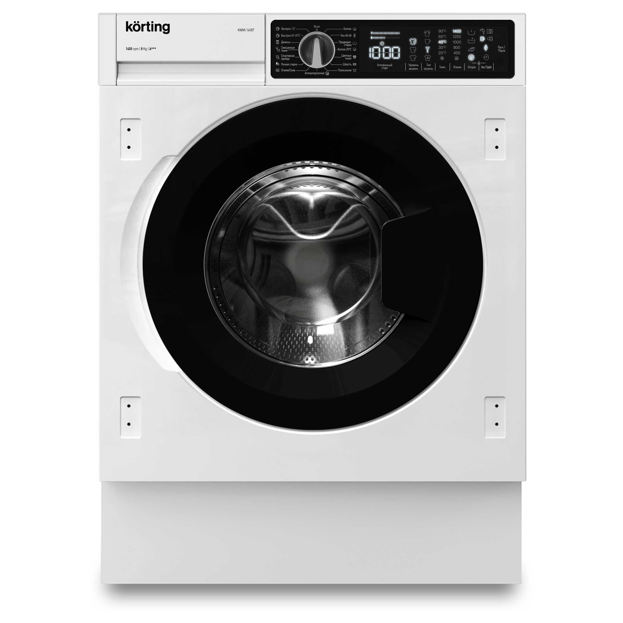 Встраиваемая стиральная машина Korting KWMI14V87