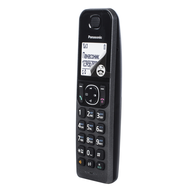 Радиотелефон Panasonic KX-TGF310 черный металлик
