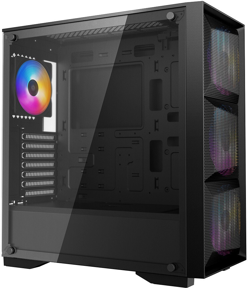 Корпус Deepcool MATREXX 50 без БП, большое боковое окно, черный, ATX
