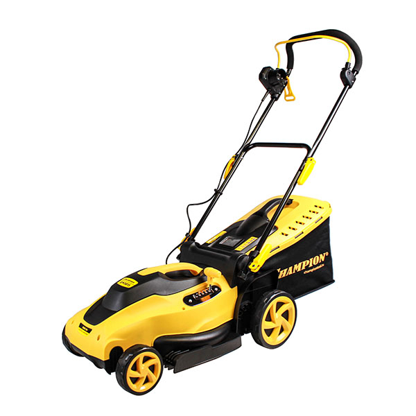 CHAMPION Газонокосилка эл. EM3815 { 1,6 кВ 45л  шир.380мм выс.20-70мм, 11,5кг }