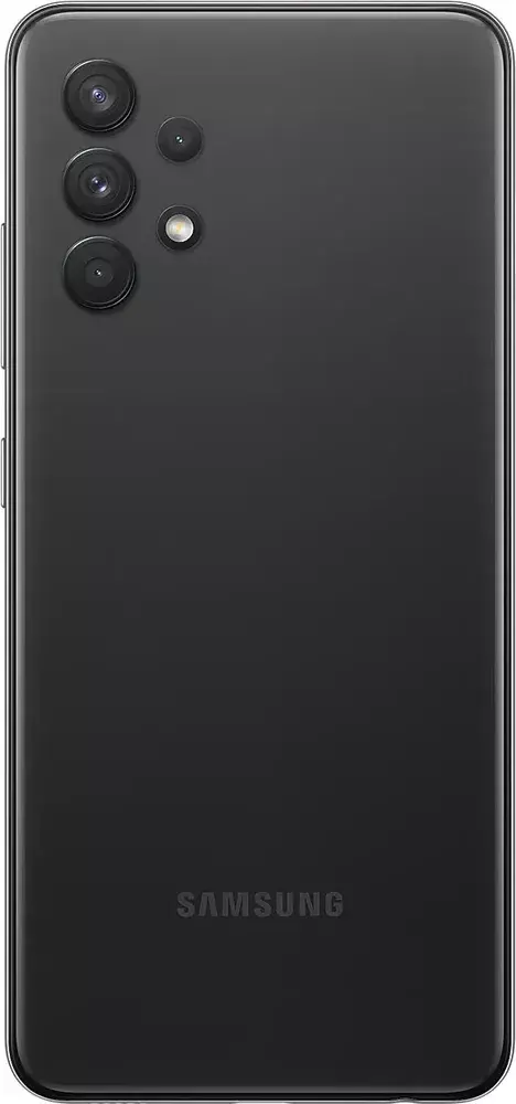 Смартфон Samsung SM-A325F Galaxy A32 128Gb 6Gb черный моноблок 3G 4G 2Sim 6.4" 1080x2400 Android 11 64Mpix 802.11 a/b/g/n/ac NFC GPS GSM900/1800 GSM1900 TouchSc microSD max1024Gb