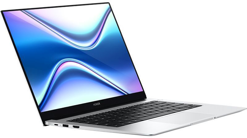 Ноутбук HONOR MagicBook X14 NBR-WAH9 i5-10210U 14" FHD AG IPS/8Gb/512Gb SSD/noDVD/UHDG/W10H/silver
