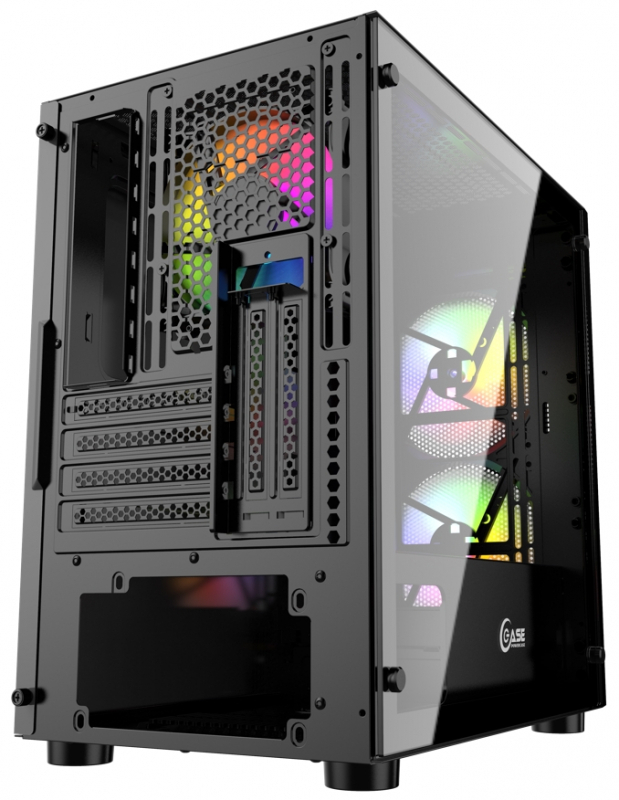 Корпус Powercase Mistral Micro Black CMIMH3B-L3