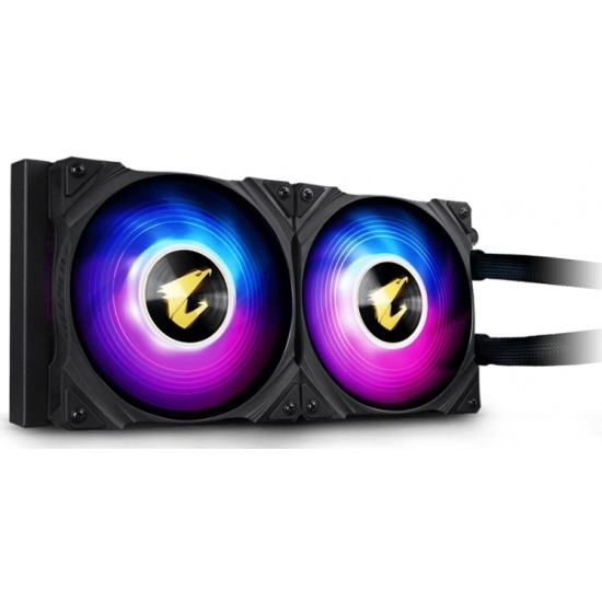 Кулер ЦП GIGABYTE WATERFORCE 240 LGA1200/LGA1366/LGA1700/LGA2011/LGA2066/sTRX4 56.47 фут3/мин Вес 1.7 кг AORUSWATERFORCE240