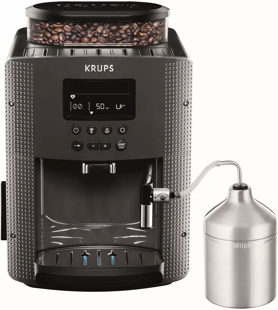 Кофемашина Krups Essential EA816B70 1450Вт серебристый