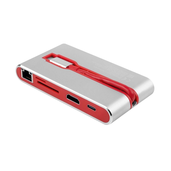 USB Type-C Хаб Rombica Type-C Hermes. Цвет: красный.
Rombica Type-C Hermes - Red