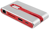 USB Type-C Хаб Rombica Type-C Hermes. Цвет: красный.
Rombica Type-C Hermes - Red