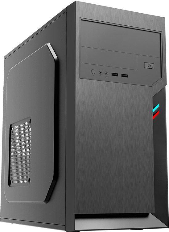 Корпус Mini-Tower Foxline FL-702 черный