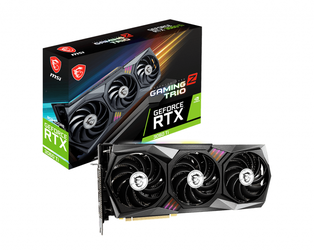 Видеокарта GeForce RTX 3060 Ti GAMING Z TRIO 8G LHR