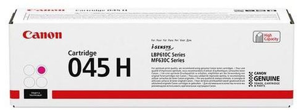 Картридж лазерный Canon 045 H M 1244C002 пурпурный (2200стр.) для Canon i-SENSYS MF630