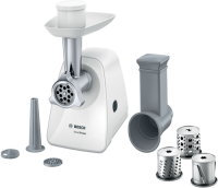 Мясорубка Bosch MFW2514W [1500 Вт, 1.7 кг/мин, корпус - пластик, лоток - пластик, белый]