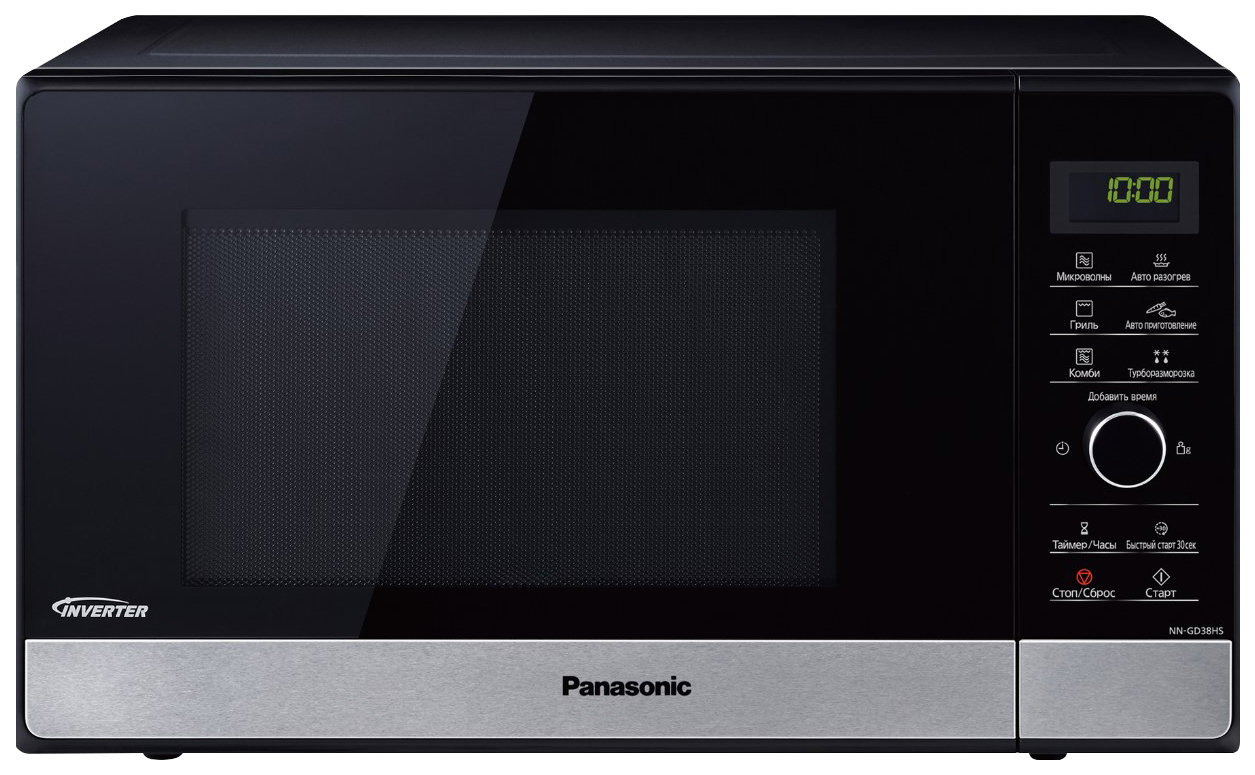 Микроволновая Печь Panasonic NN-GD38HSZPE 23л. 1000Вт черный/нержавеющая сталь