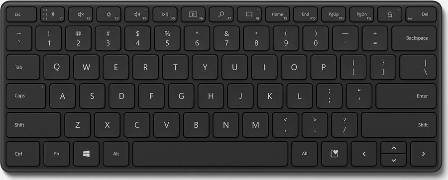 Клавиатура Microsoft Bluetooth Compact Keyboard Black (21Y-00011)
