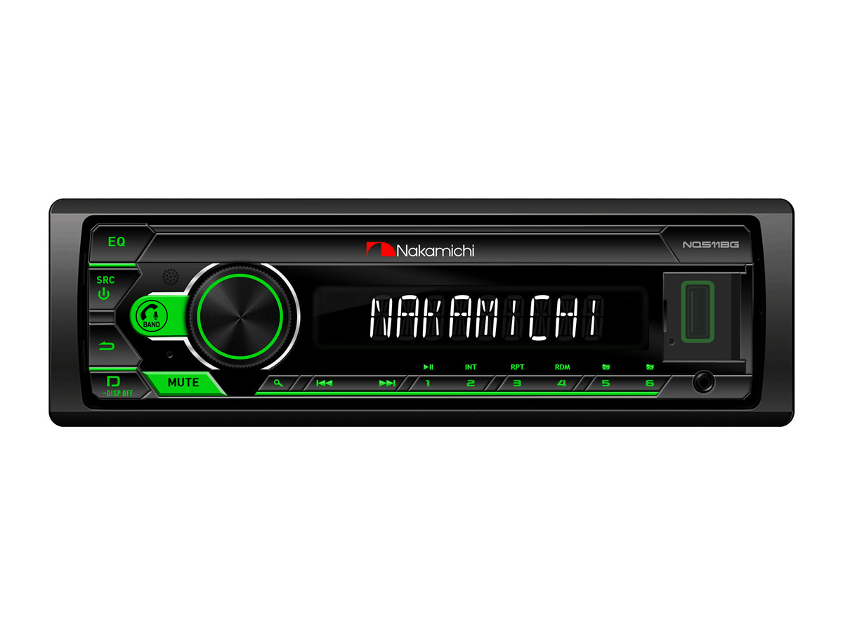 Автомагнитола Nakamichi NQ511BG 1DIN 4x50Вт