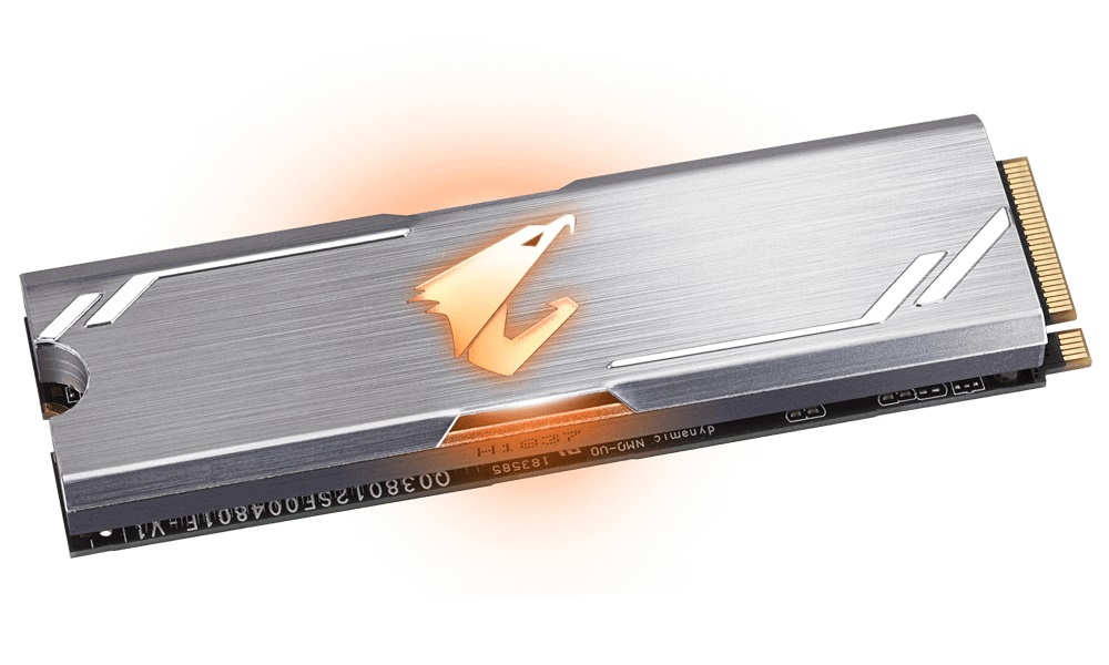 Твердотельный накопитель Gigabyte Aorus RGB GP-ASM2NE2256GTTDR