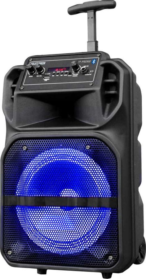 Микросистема Telefunken TF-PS2302 черный 60Вт FM USB BT SD