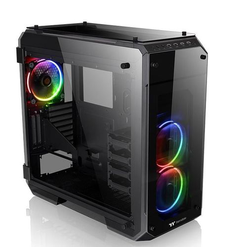 Корпус Thermaltake View 71 TG RGB черный без БП ATX
