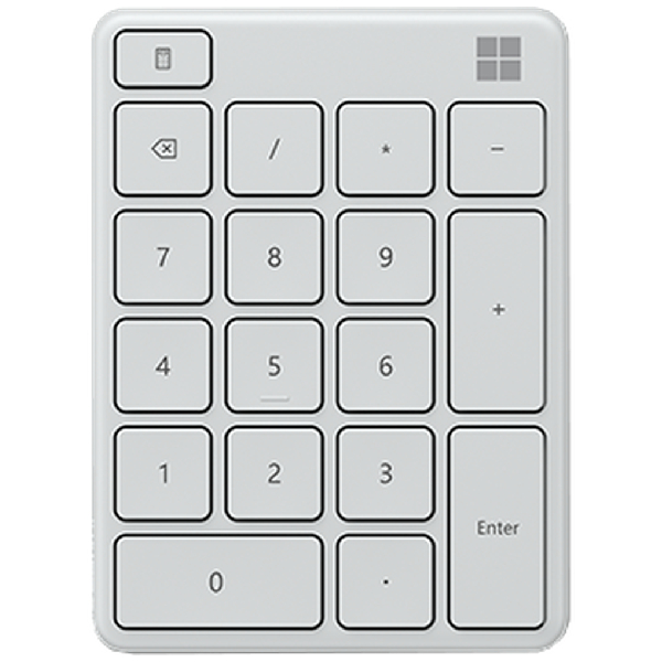 Цифровой блок клавиатуры Microsoft Number Pad 23O-00022 bluetooth, серая