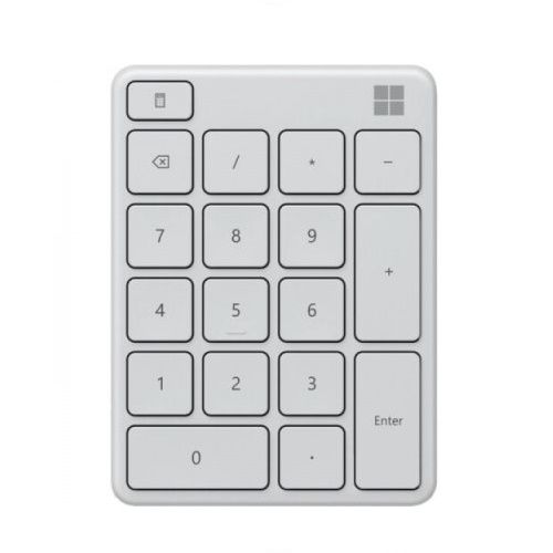 Цифровой блок клавиатуры Microsoft Number Pad 23O-00022 bluetooth, серая
