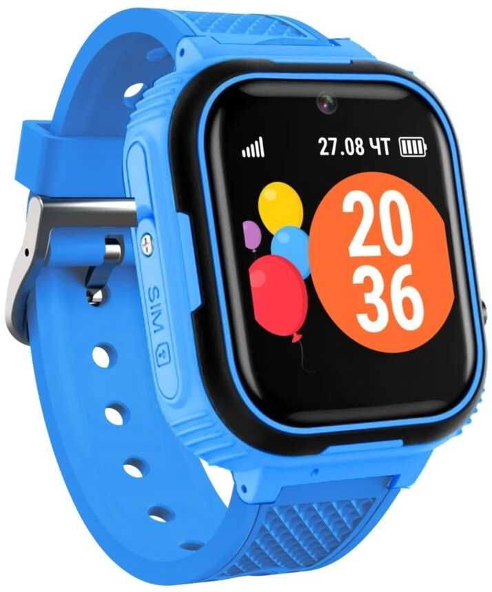 Умное носимое устройство (детские часы-телефон) GEOZON Junior (blue)