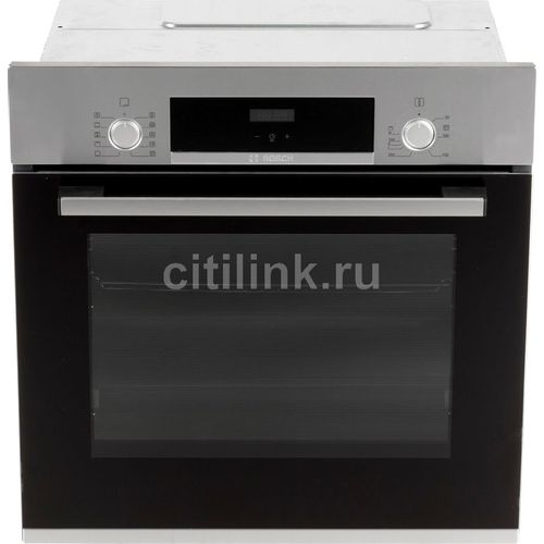 Электрический духовой шкаф BOSCH HBF534ES0R [66 л, нержавеющая сталь, дисплей, каталитическая, утапл., сенсор, серебристый]