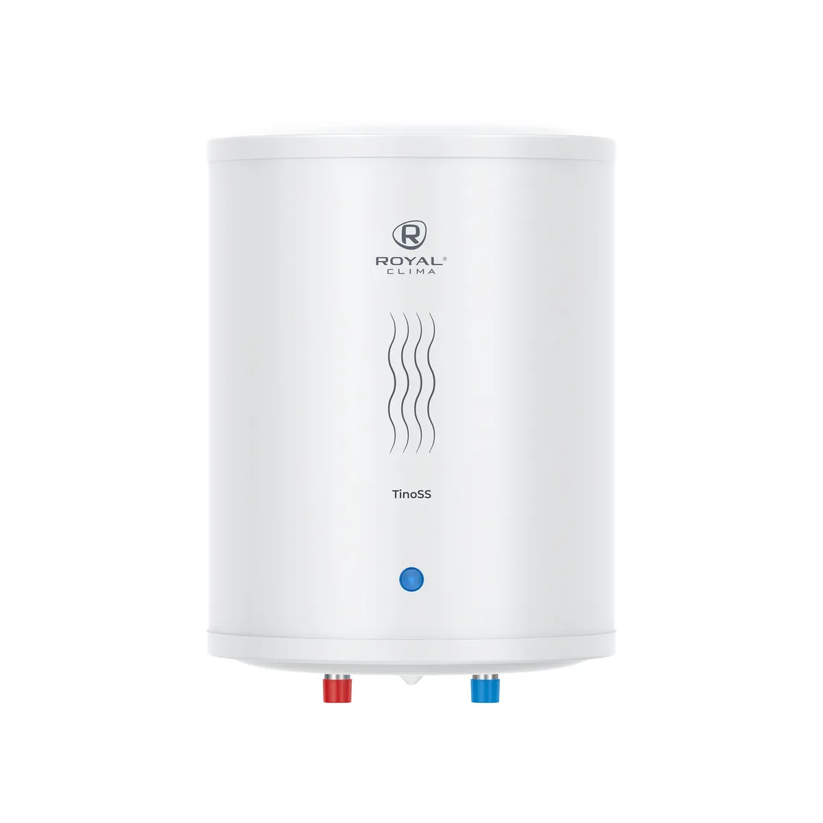 Водонагреватель RWH-TS10-RS ROYAL Clima [накопительный, 10 л, эмаль, нижняя, круглая, уст-ка: вертикальная, белый]