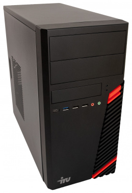 ПК IRU Office 510H4SM MT i3 10105 (3.7) 4Gb SSD240Gb UHDG 630 Free DOS GbitEth 400W черный