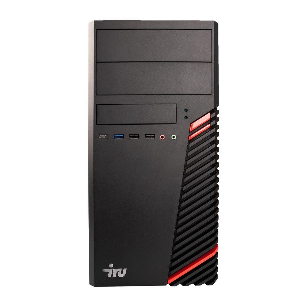 ПК IRU Office 510H4SM MT i3 10105 (3.7) 4Gb SSD240Gb UHDG 630 Free DOS GbitEth 400W черный
