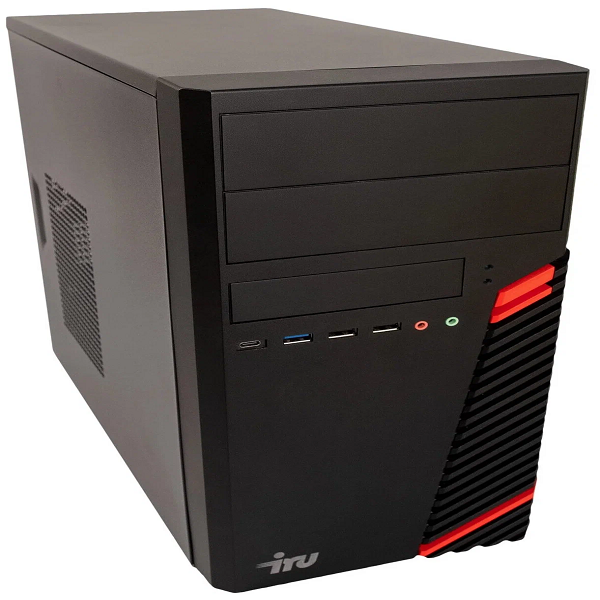ПК IRU Office 510H4SM MT i3 10105 (3.7) 4Gb SSD240Gb UHDG 630 Free DOS GbitEth 400W черный