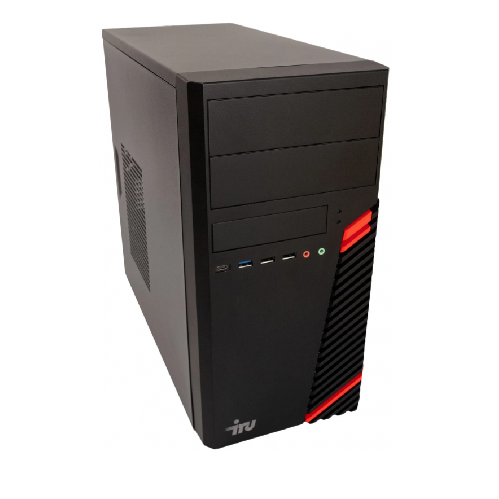 ПК IRU Office 510H4SM MT i3 10105 (3.7) 4Gb SSD240Gb UHDG 630 Free DOS GbitEth 400W черный