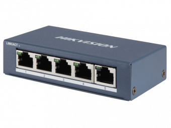 Коммутатор Hikvision DS-3E0505-E 5G неуправляемый