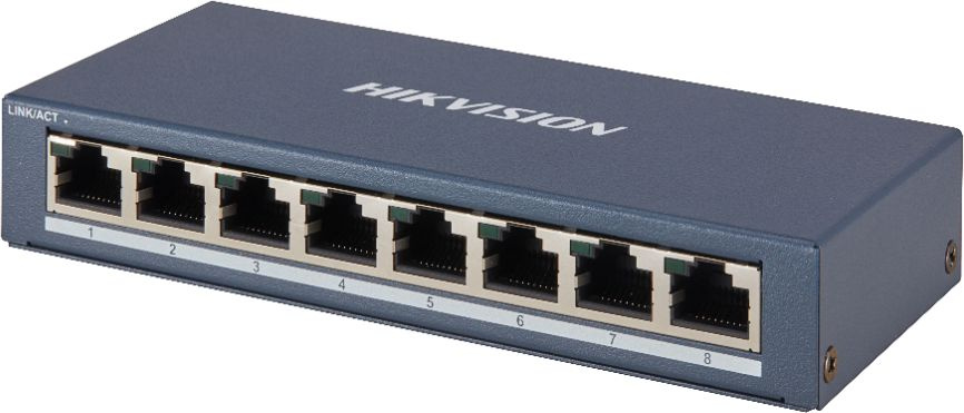 Коммутатор 8PORT 1000M DS-3E0508-E(B) HIKVISION