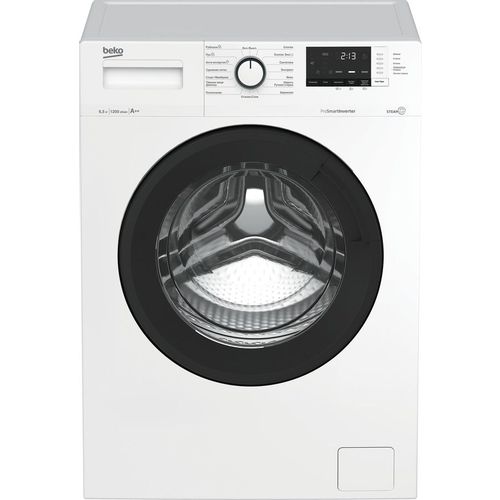 Стиральная машина Beko WSRE6H612ZAWI класс: A-10% загр.фронтальная макс.:6.5кг белый