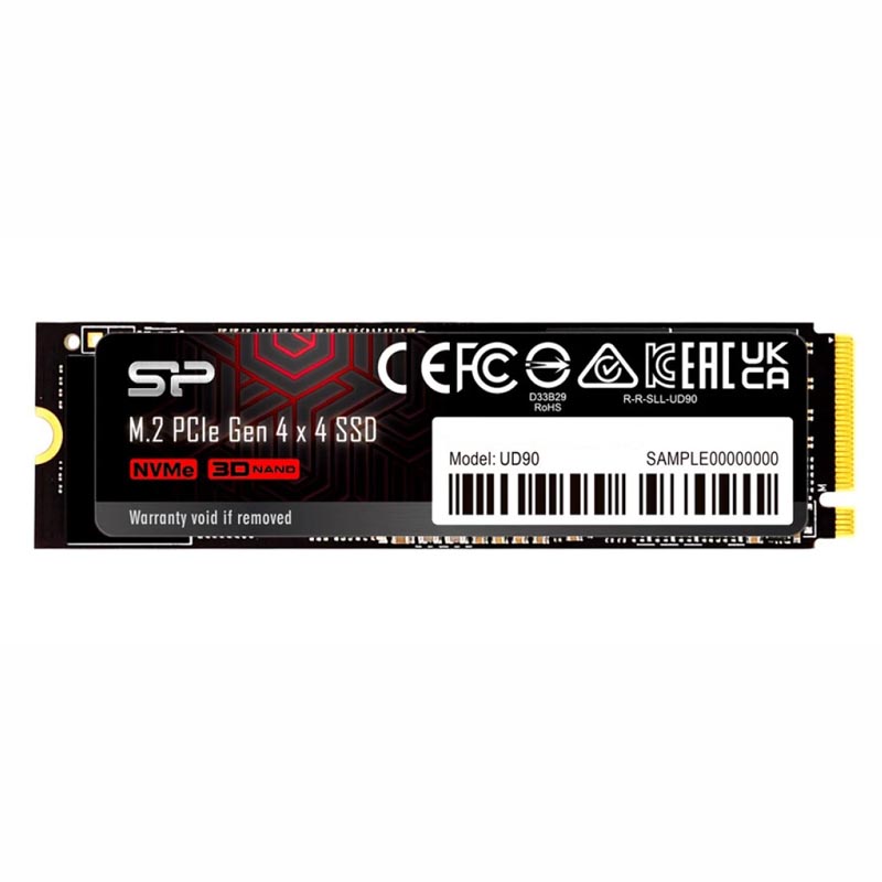 Твердотельный накопитель SSD M.2 2280 250Gb SiliconPower UD90 [SP250GBP44UD9005] TLC 3D NAND (R4800/W4200MB/s)