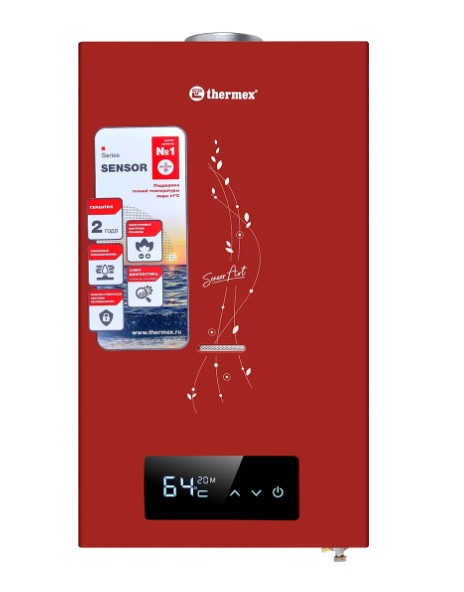 Водонагреватель проточный Thermex S 20 MD Art Red