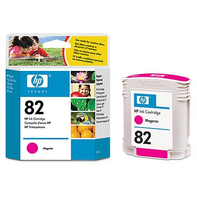 Картридж широкоформатный HP 82 (C4912A) для HP DJ 500\510\800\815\820 Magenta (69 мл.) (Ориг.)