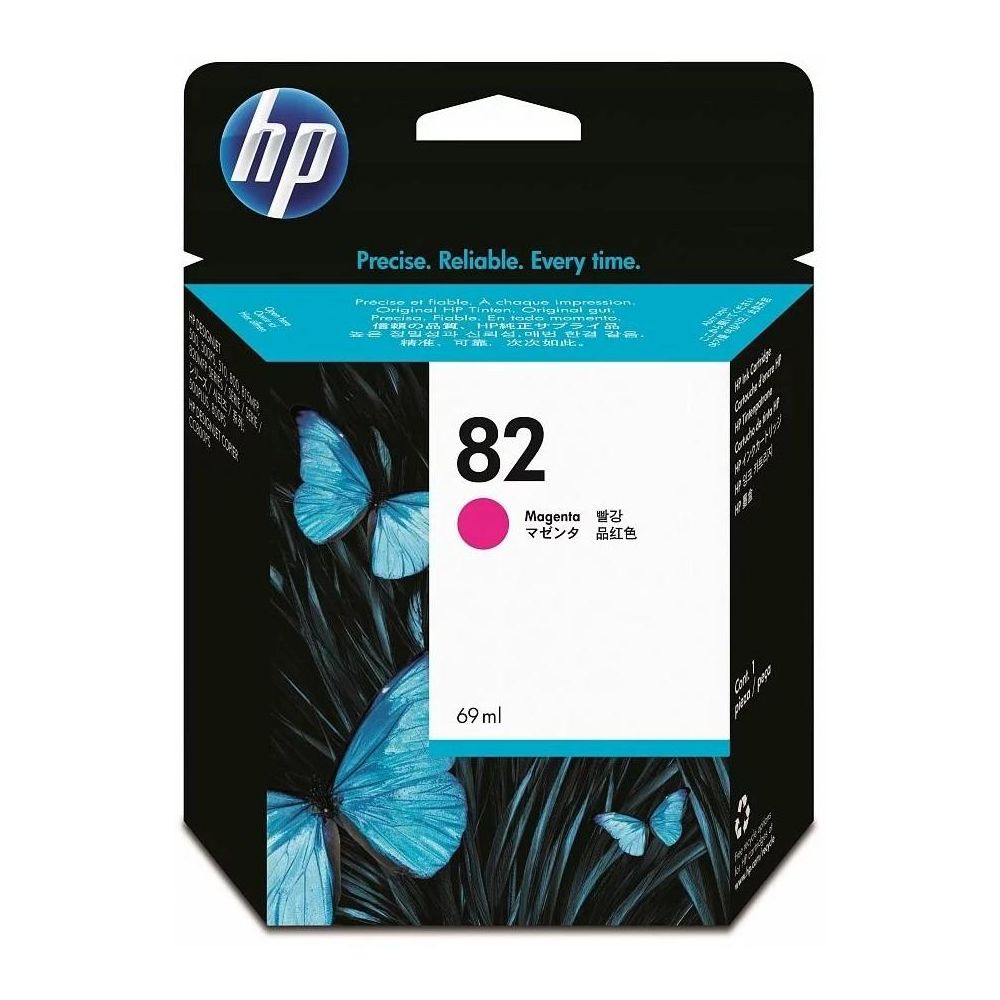 Картридж широкоформатный HP 82 (C4912A) для HP DJ 500\510\800\815\820 Magenta (69 мл.) (Ориг.)