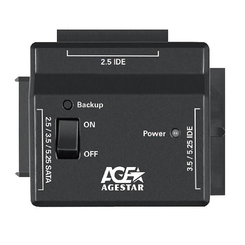 Адаптер-переходник для HDD AgeStar FUBCP2, черный